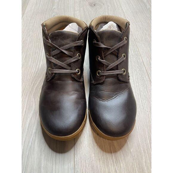 5.11 Tactical Boots Pursuit Chukka Distressed Brown Leather Women 6.5 Men 5 Hike - Picture 3 of 11